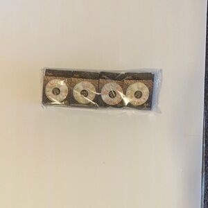 Luxurious Gold and Brown Clock Set